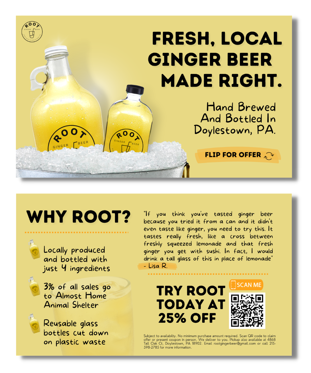 Ginger Beer Postcard
